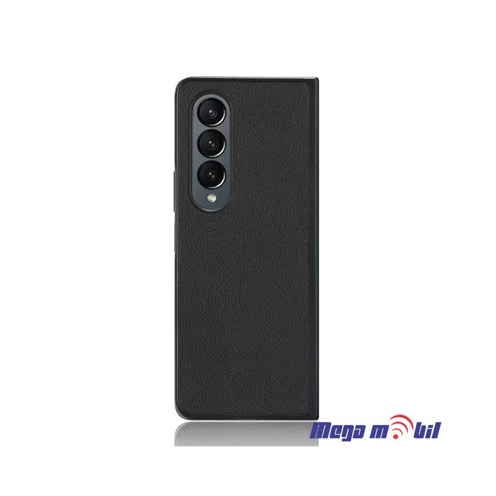 Futrola Samsung Galaxy Z Fold 4 Leather black (predna i zadna)